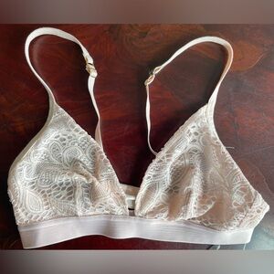 Pink Lively mesh and lace bra